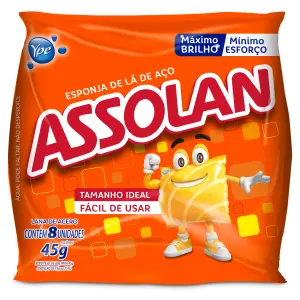 Esponja de Aco Assolan 45G