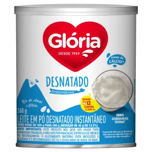 Leite Po Gloria Desnatado Inst Lt 300G