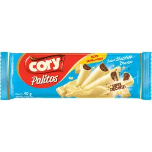 Palitos Cory Chocolate Branco 68G