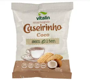 Biscoito Vitalin Amanteigado Coco 100G