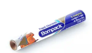 Rolo de Aluminio Bompack 30Cmx4M